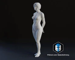 Cortana Figurine - Pose 2 - 3D Print Files 15 Cortana Figurine - Pose 2 - 3D Print Files -Galactic Armory Store p20001