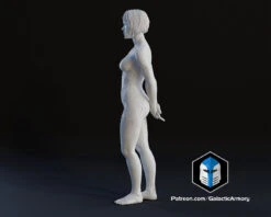 Cortana Figurine - Pose 2 - 3D Print Files 16 Cortana Figurine - Pose 2 - 3D Print Files -Galactic Armory Store p20002