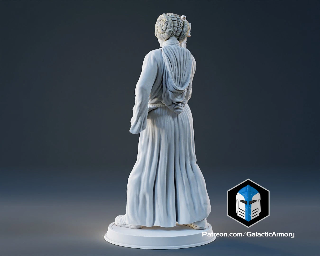 Princess Leia Figurine - Pose 2 - 3D Print Files 7 Princess Leia Figurine - Pose 2 - 3D Print Files - Image 5