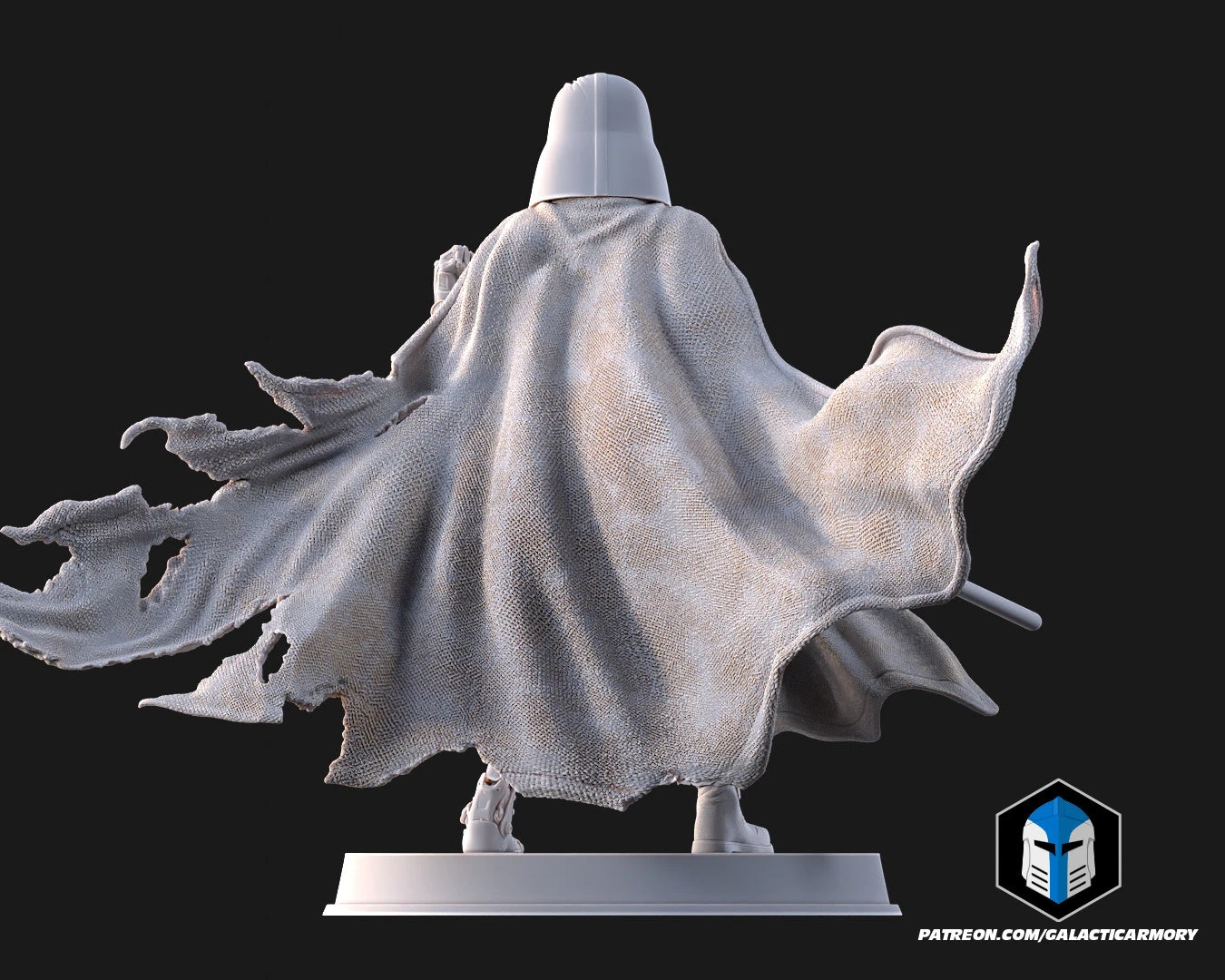 Damaged Darth Vader Figurine - Pose 2 - 3D Print Files 7 Damaged Darth Vader Figurine - Pose 2 - 3D Print Files - Image 5