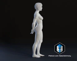 Cortana Figurine - Pose 2 - 3D Print Files 20 Cortana Figurine - Pose 2 - 3D Print Files -Galactic Armory Store p20006