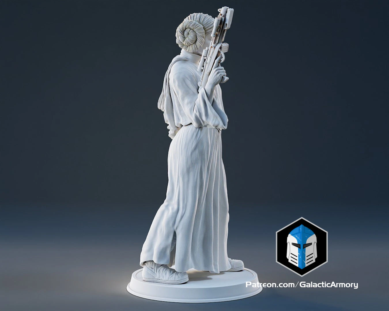 Princess Leia Figurine - Pose 2 - 3D Print Files 10 Princess Leia Figurine - Pose 2 - 3D Print Files - Image 8
