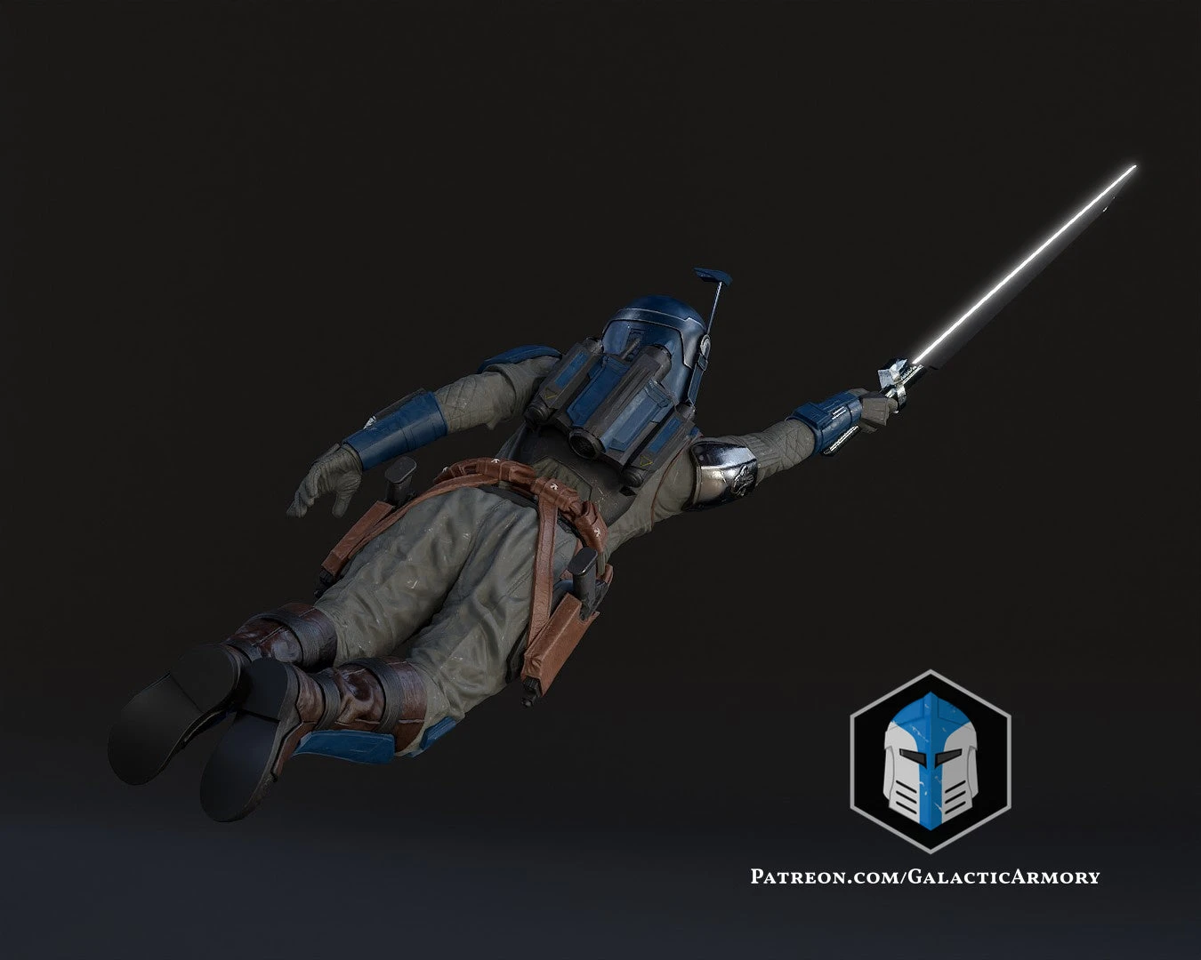 Cortana Figurine - Pose 2 - 3D Print Files 3 Cortana Figurine - Pose 2 - 3D Print Files