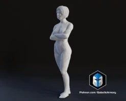 Cortana Figurine - Pose 3 - 3D Print Files 15 Cortana Figurine - Pose 3 - 3D Print Files -Galactic Armory Store p30001