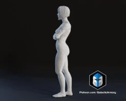 Cortana Figurine - Pose 3 - 3D Print Files 16 Cortana Figurine - Pose 3 - 3D Print Files -Galactic Armory Store p30002