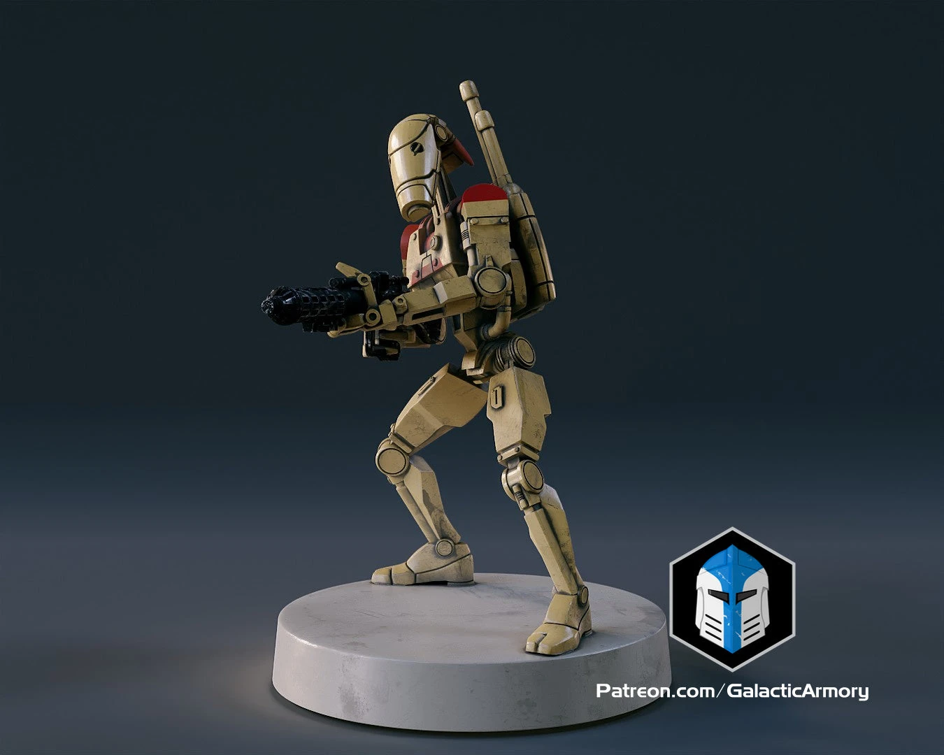1:48 Scale Battle Droid Army - Heavy Class - 3D Print Files 8 1:48 Scale Battle Droid Army - Heavy Class - 3D Print Files - Image 6