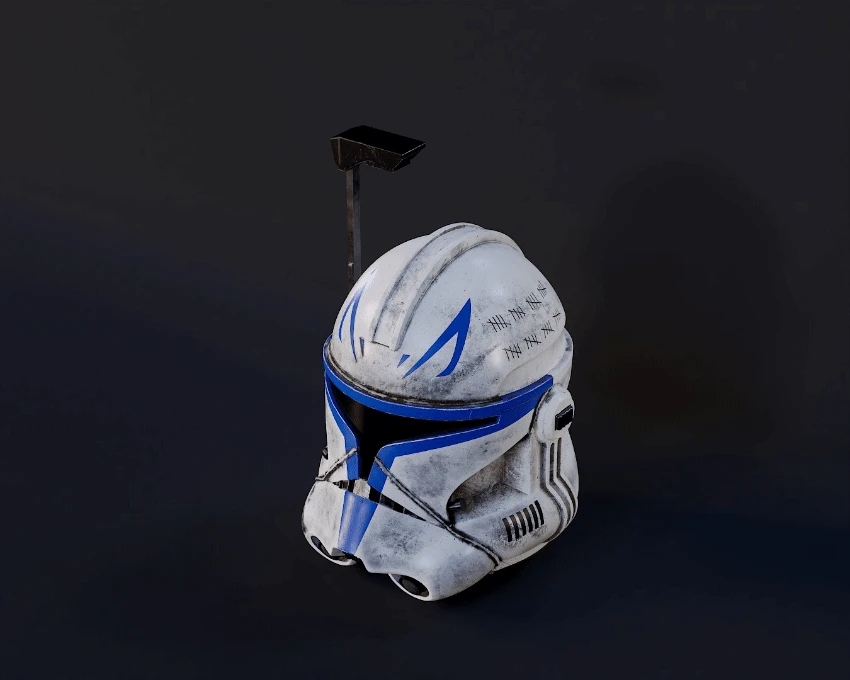 Realistic Captain Rex Helmet - 3D Print Files 4 Realistic Captain Rex Helmet - 3D Print Files - Image 2