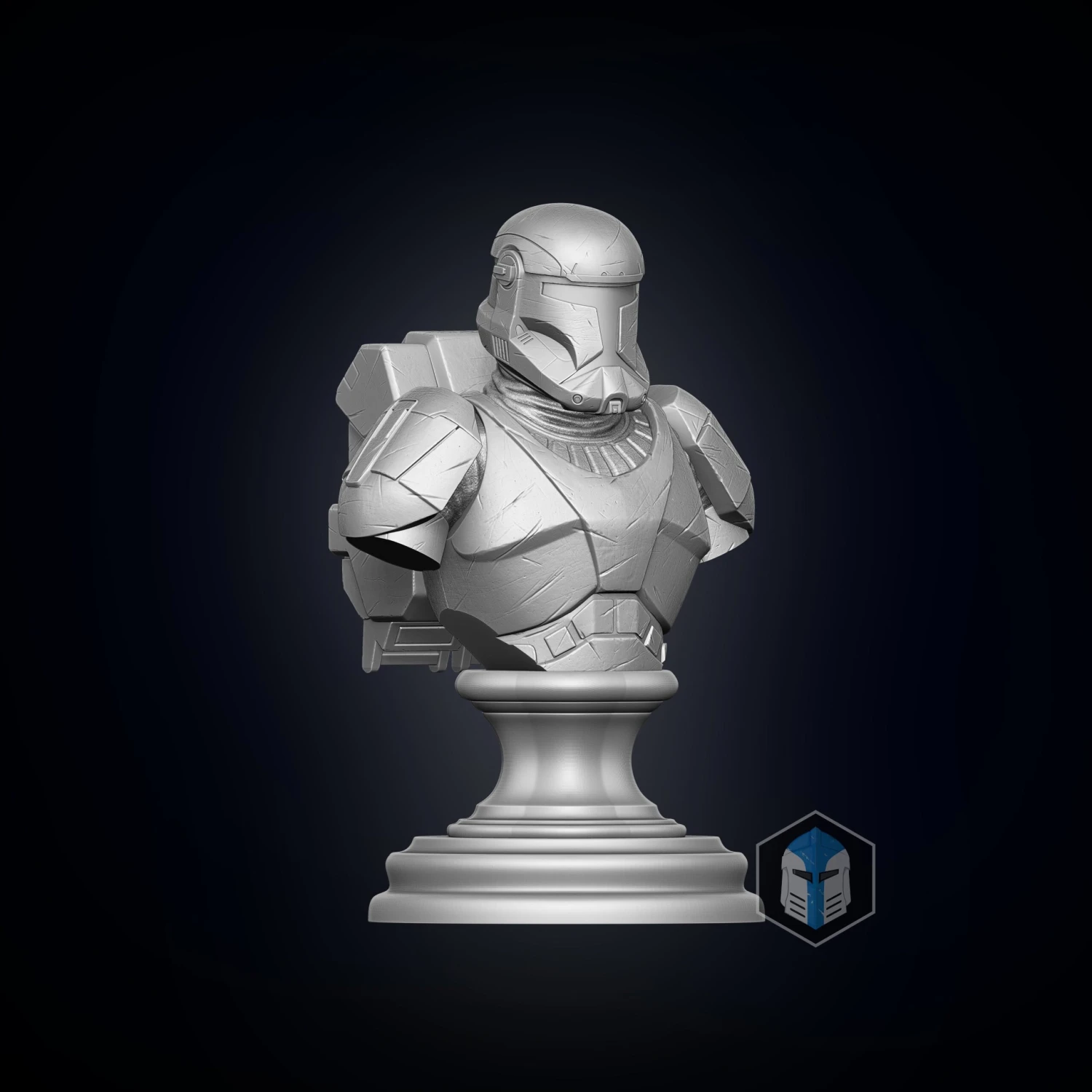 Republic Commando Bust - 3D Print Files 4 Republic Commando Bust - 3D Print Files - Image 2