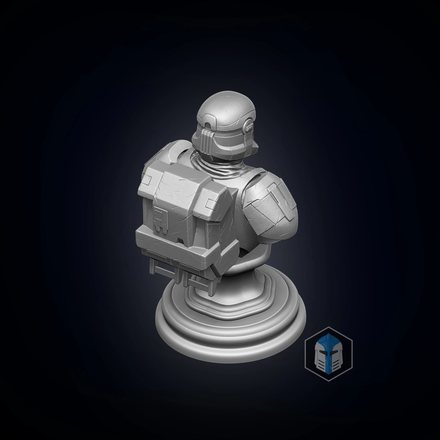 Republic Commando Bust - 3D Print Files 9 Republic Commando Bust - 3D Print Files - Image 7