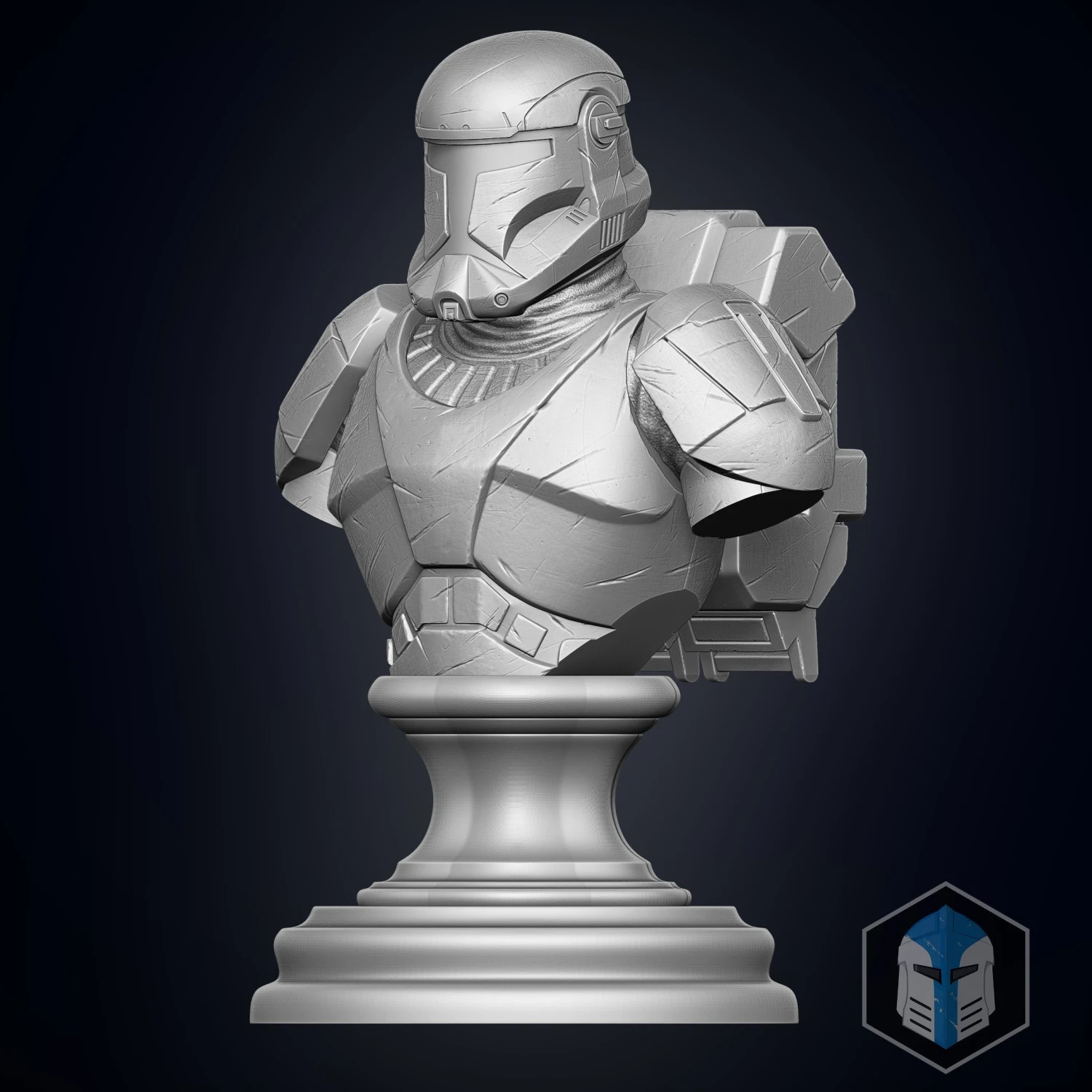 Republic Commando Bust - 3D Print Files 3 Republic Commando Bust - 3D Print Files
