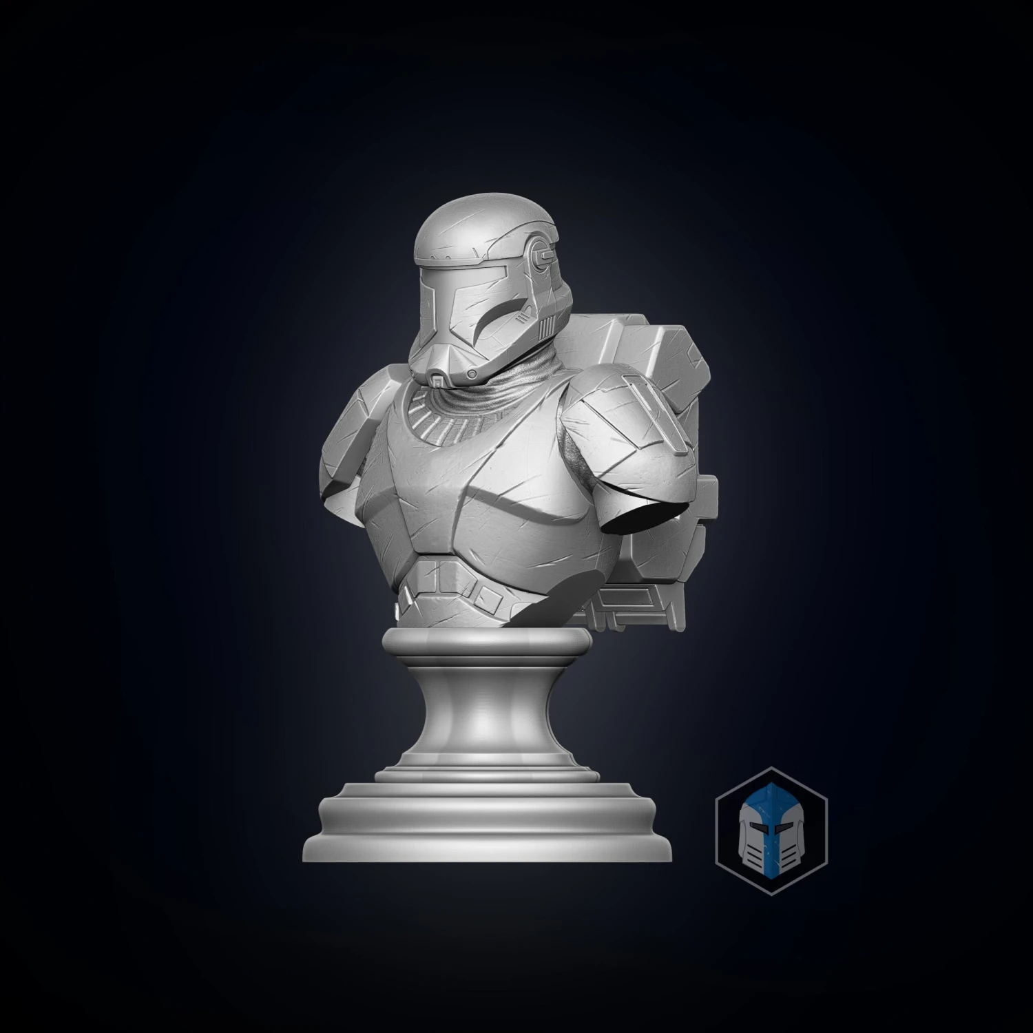 Republic Commando Bust - 3D Print Files 6 Republic Commando Bust - 3D Print Files - Image 4