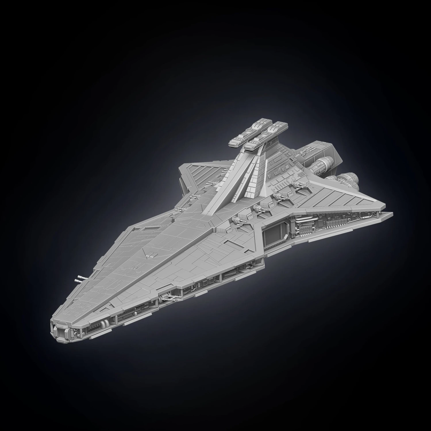 Clone Wars Venator Capital Ship - 3D Print Files 12 Clone Wars Venator Capital Ship - 3D Print Files - Image 10