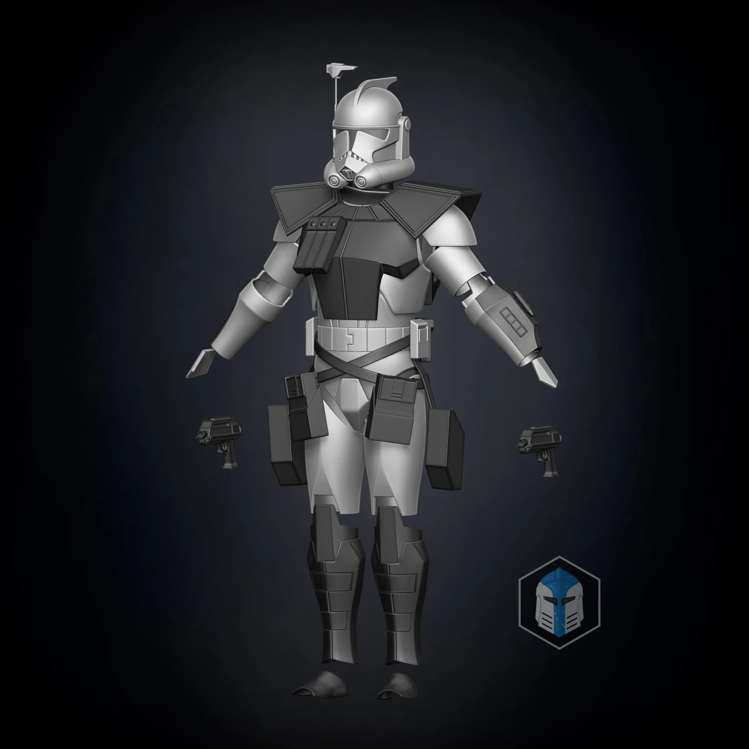 Animated ARC Trooper Armor Accessories - 3D Print Files 3 Animated ARC Trooper Armor Accessories - 3D Print Files