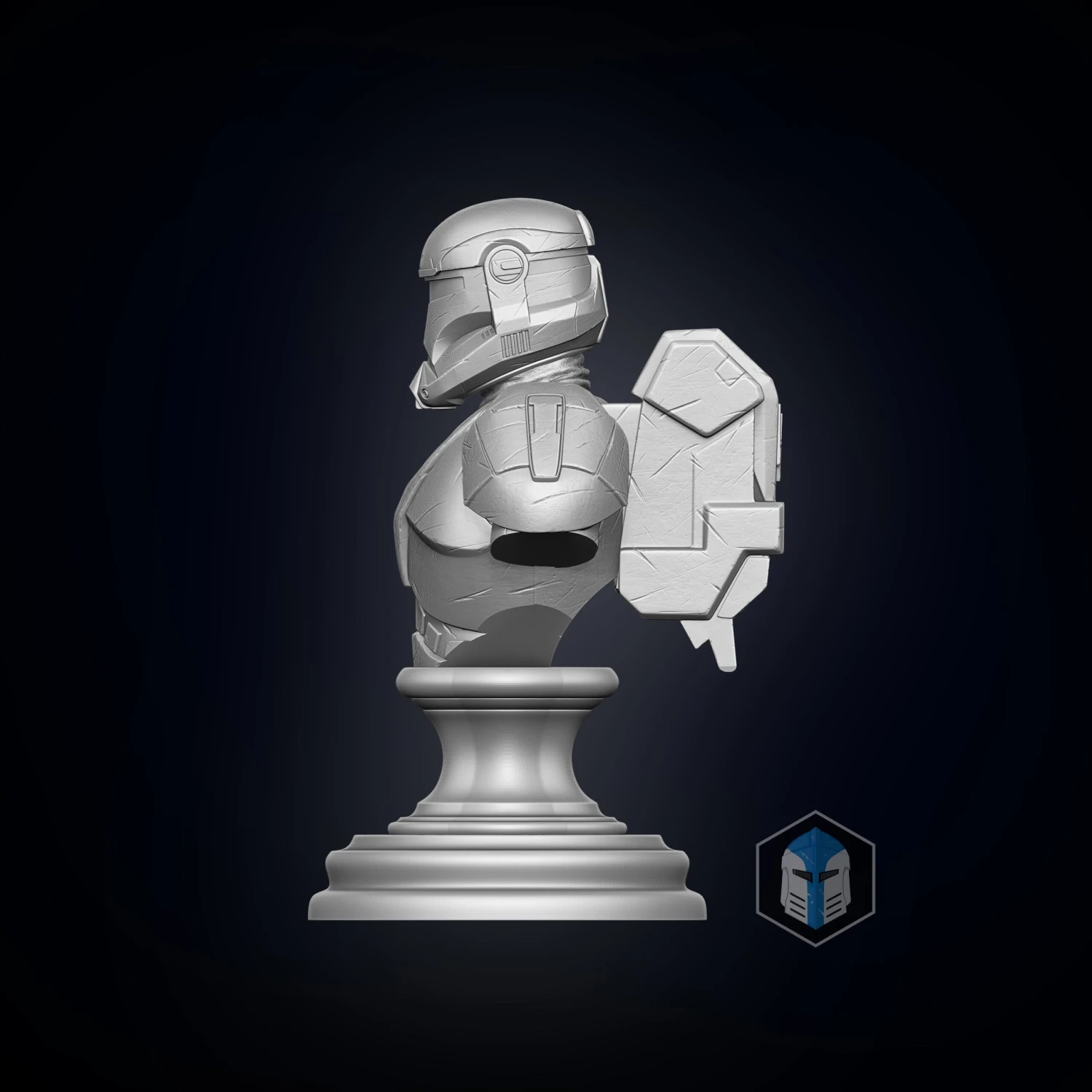 Republic Commando Bust - 3D Print Files 7 Republic Commando Bust - 3D Print Files - Image 5