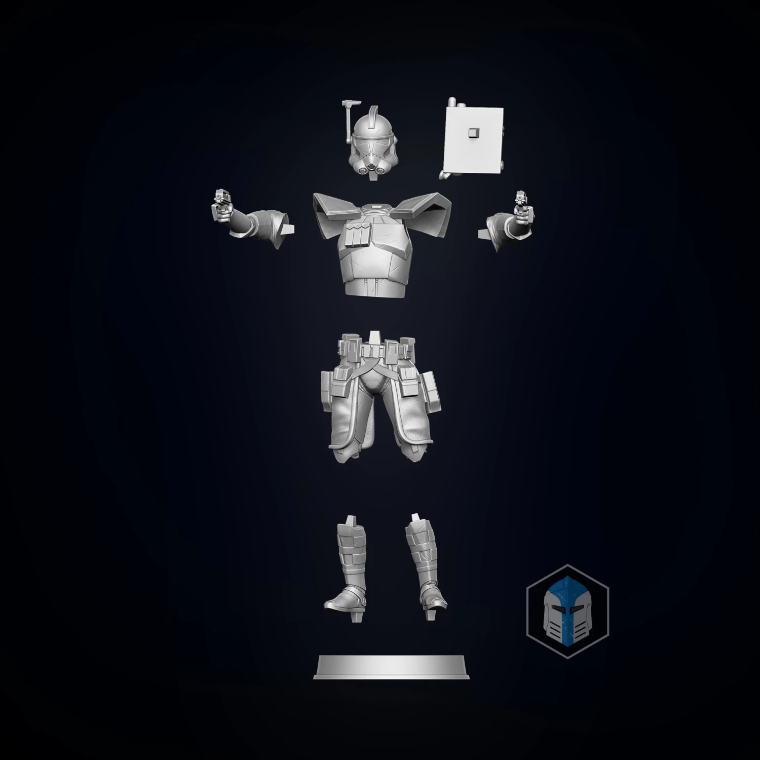 ARC Trooper Figurine - Pose 2 - 3D Print Files 8 ARC Trooper Figurine - Pose 2 - 3D Print Files - Image 6