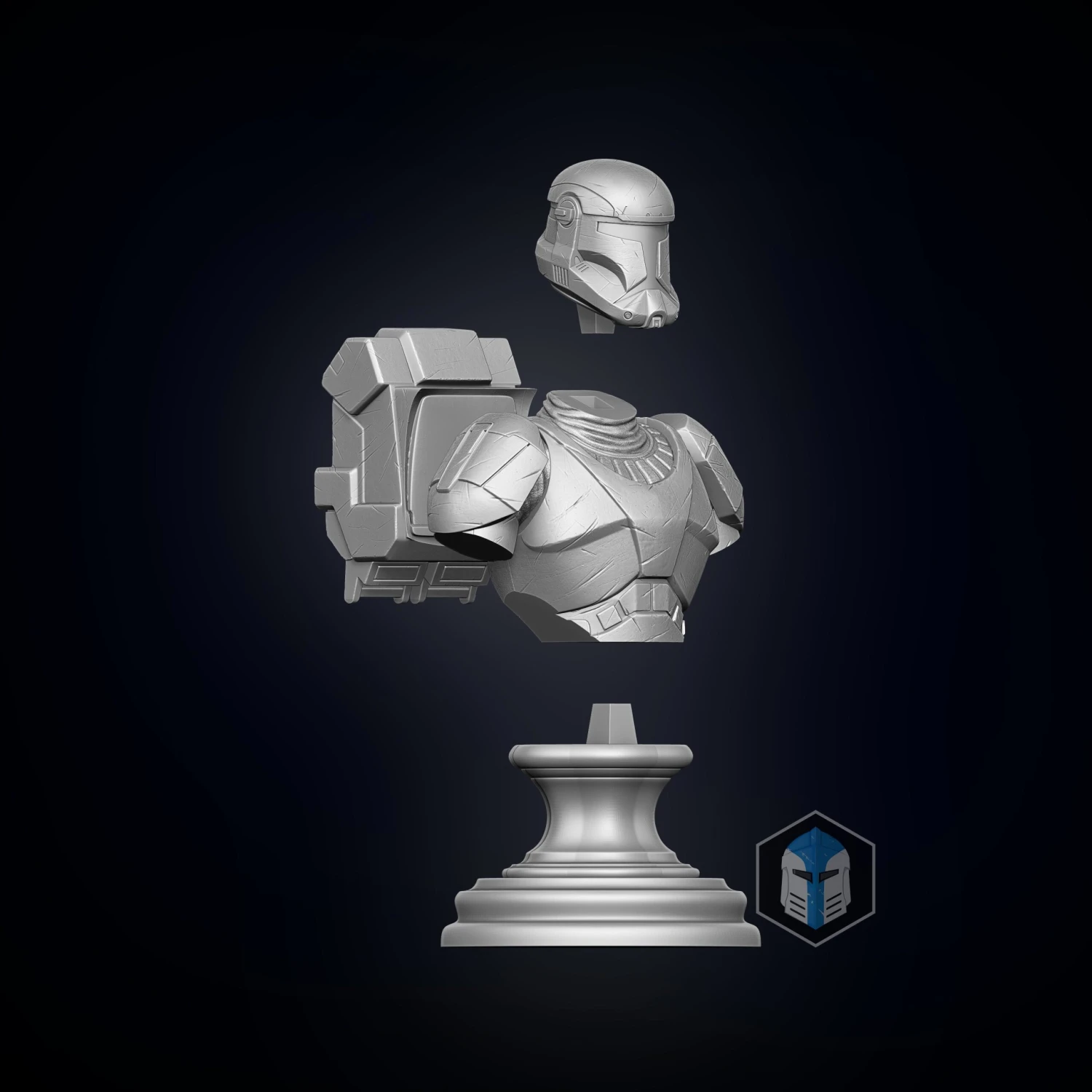 Republic Commando Bust - 3D Print Files 10 Republic Commando Bust - 3D Print Files - Image 8