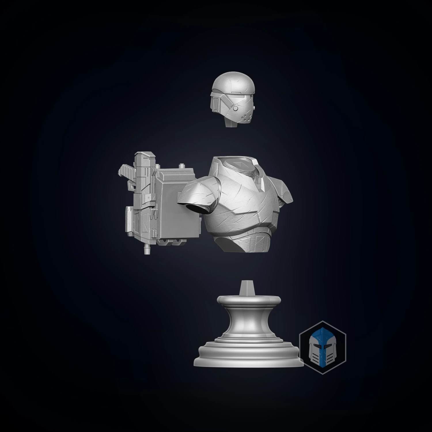 Bad Batch Wrecker Bust - 3D Print Files 9 Bad Batch Wrecker Bust - 3D Print Files - Image 7