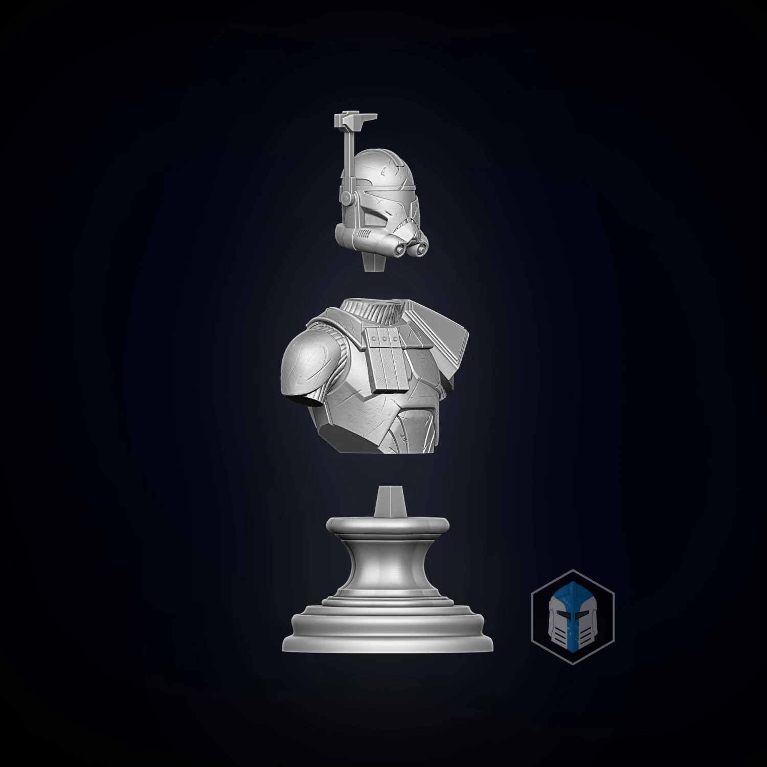 Captain Rex Bust - 3D Print Files 9 Captain Rex Bust - 3D Print Files - Image 7