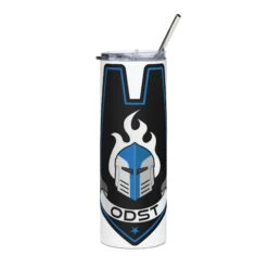 Stainless Steel Tumbler - Galactic Armory ODST 8 Stainless Steel Tumbler - Galactic Armory ODST -Galactic Armory Store stainless steel tumbler white front 648233469c97c