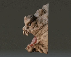 Life Sized Rancor Head Wall Mount - 3D Print Files