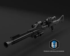 DC-15LE Blaster Rifle - 3D Print Files 13 DC-15LE Blaster Rifle - 3D Print Files -Galactic Armory Store ts 2