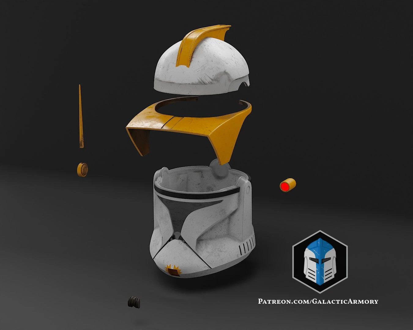 Phase 1 Clone Trooper Helmet - 3D Print Files 8 Phase 1 Clone Trooper Helmet - 3D Print Files - Image 6