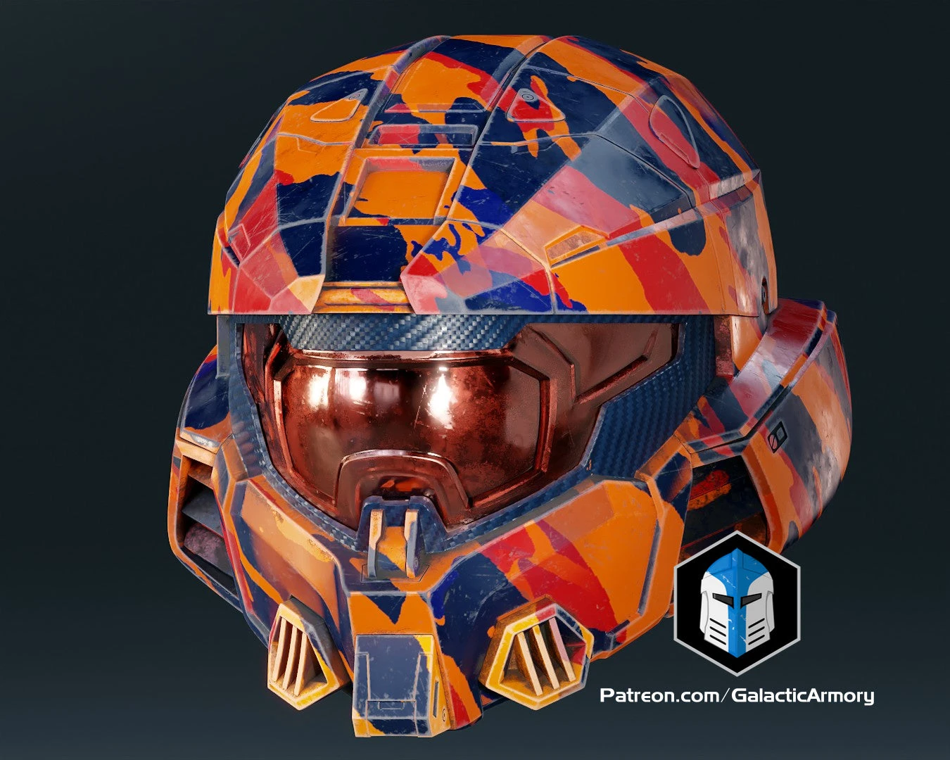 Infinite Mark 7 Helmet - 3D Print Files 5 Infinite Mark 7 Helmet - 3D Print Files - Image 3
