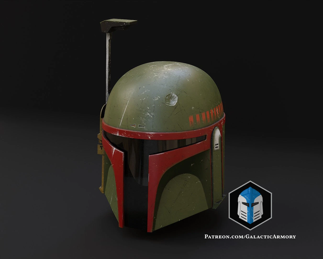 Boba Fett Helmet - 3D Print Files 5 Boba Fett Helmet - 3D Print Files - Image 3