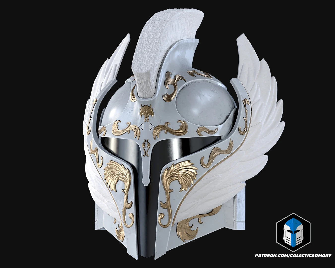 Angelic Mando Helmet - 3D Print Files 6 Angelic Mando Helmet - 3D Print Files - Image 4