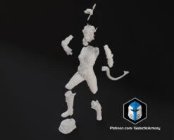 Karlach Figurine - Pose 3 - 3D Print Files 17 Karlach Figurine - Pose 3 - 3D Print Files -Galactic Armory Store tsa p3