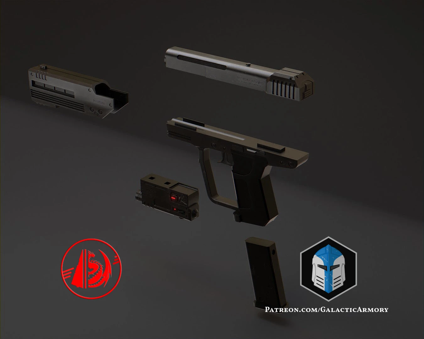 ODST SOCOM Pistol - 3D Print Files 12 ODST SOCOM Pistol - 3D Print Files - Image 10