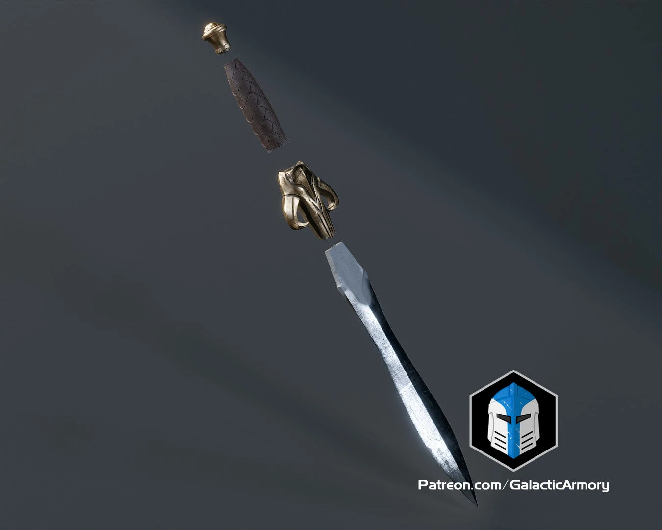 Build-Your-Own Mandalorian Dagger - 3D Print Files 9 Build-Your-Own Mandalorian Dagger - 3D Print Files - Image 7