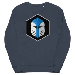 Unisex Organic Sweatshirt - Galactic Armory Logo -Galactic Armory Store unisex organic sweatshirt french navy front 63333fbf4df4d