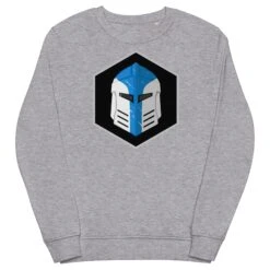 Unisex Organic Sweatshirt - Galactic Armory Logo -Galactic Armory Store unisex organic sweatshirt grey melange front 63333fbf4f3aa