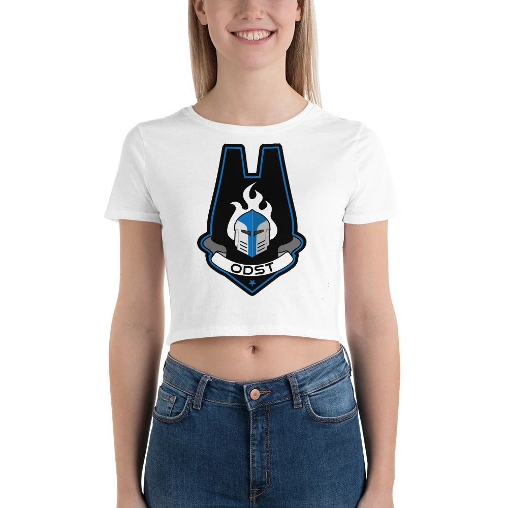 Women’s Crop Tee - Galactic Armory ODST 4 Women’s Crop Tee - Galactic Armory ODST - Image 2
